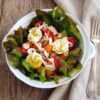 Creamy Tuna Salad with Mayonnaise on a tureen