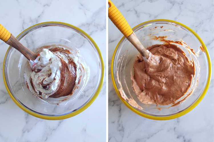 Easy Chocolate Ice Cream step 3 and 4