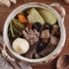 Portuguese Stew (Cozido à Portuguesa) in a tureen