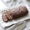 Salame de Chocolate numa travessa