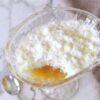 Easy Pineapple Gelatin Dessert in a serving bowl