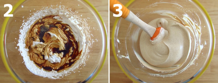 Mousse de café e canela passo 2 e 3