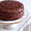 Bolo Brigadeiro num prato