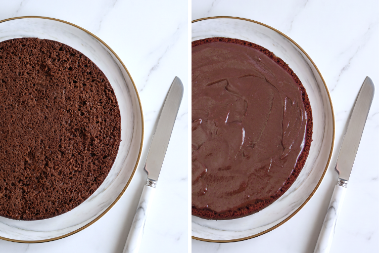 Bolo Brigadeiro passo 3