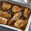 Frango no Forno Caseiro numa assadeira