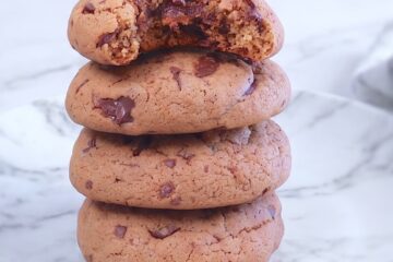 Easy Chocolate Cookies on a plate