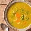 Portuguese Vegetable Soup (Juliana Soup) on a plate