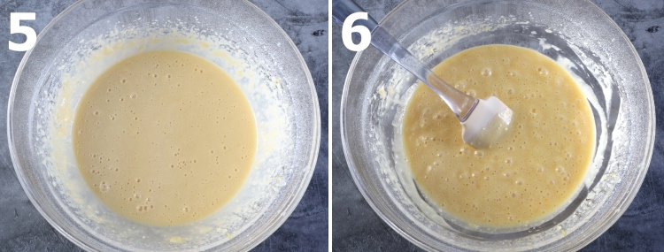 Queques de leite passo 5 e 6