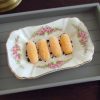 Egg croquettes on a small platter