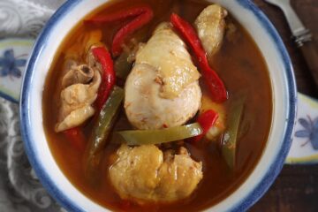 Tender and Juicy Chicken Stew in a tureen