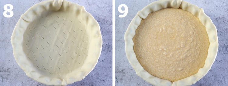 Lemon pie step 8 and 9