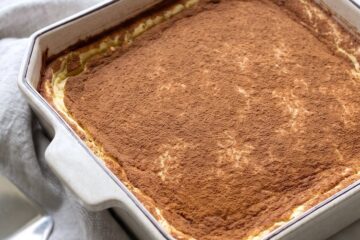 Sericaia (Traditional Portuguese Dessert) on a baking dish