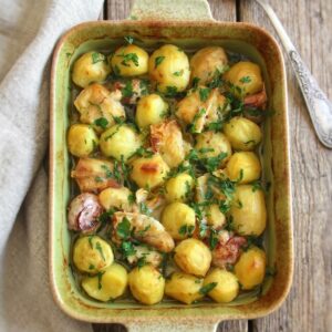 Tamboril no Forno com Batatas