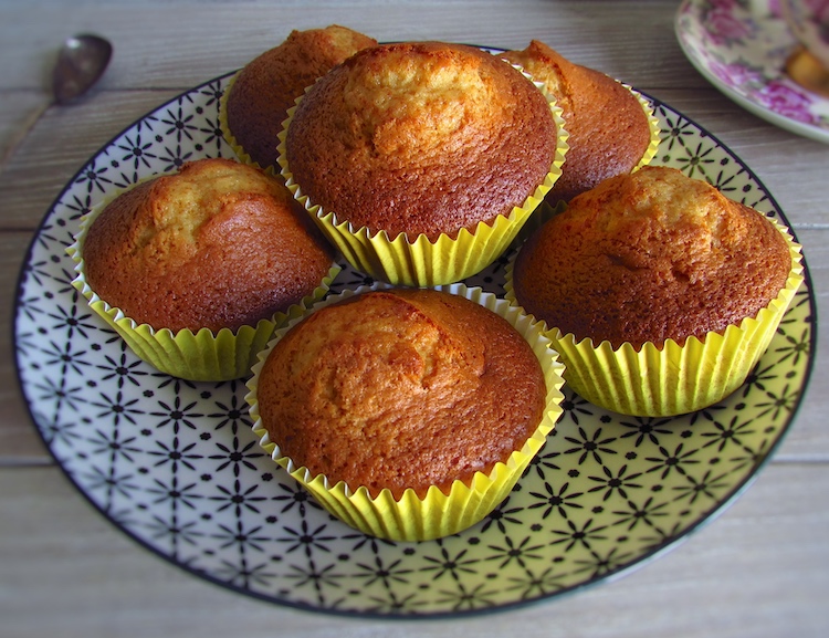 Honey muffins on a plate