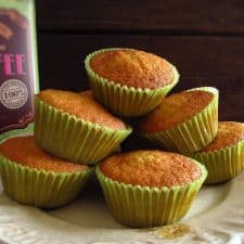 Butter muffins on a plate