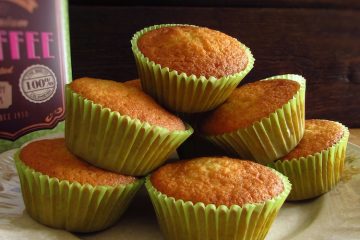 Butter muffins on a plate