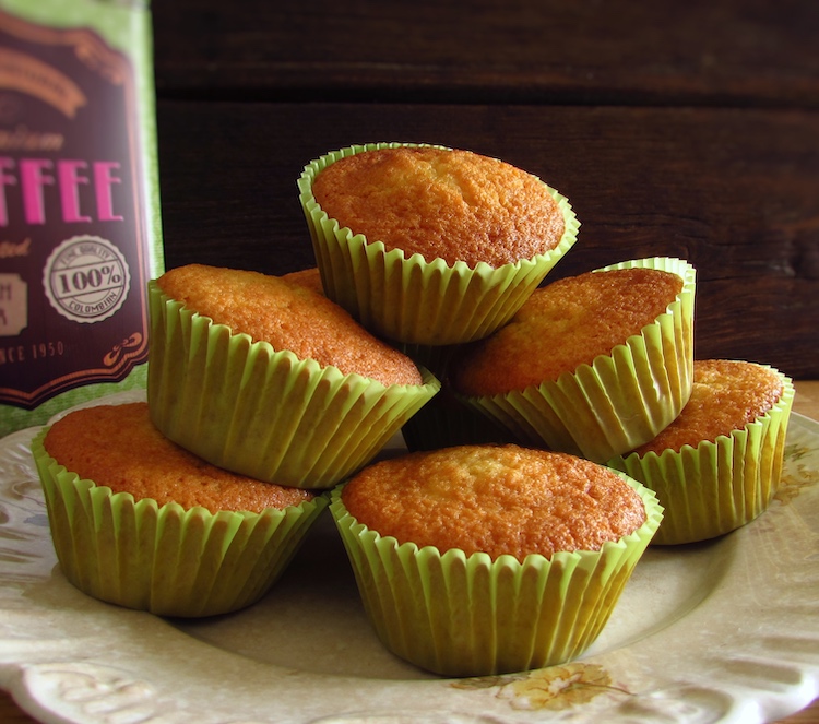 Butter muffins on a plate
