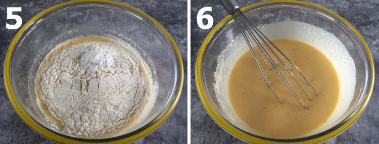 Best Orange Loaf Cake step 5 and 6