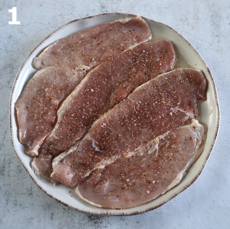 Grilled pork (Assadura à Monchique) step 1