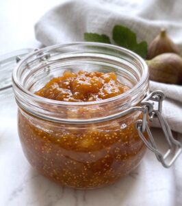 Doce de Figo num frasco de vidro