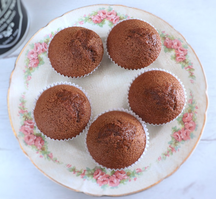 Coffee muffins on a plate