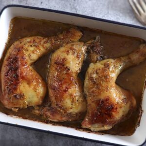 Tender and Juicy Baked Chicken Leg Quarters