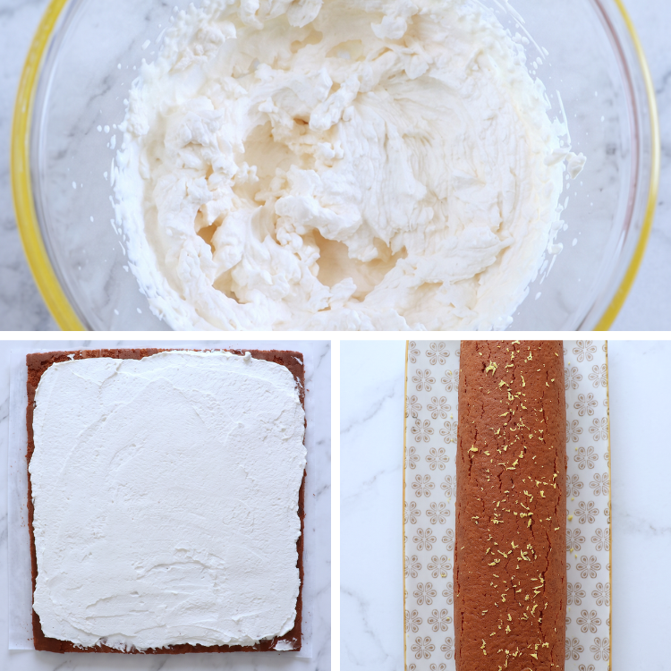 Torta Recheada com Chantilly passo 7, 8 e 9