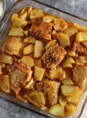 Easy Baked Cod with Potatoes