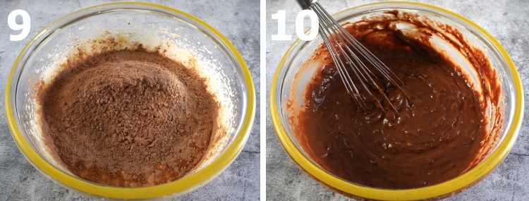 Chocolate Banana Bread step 9 and 10