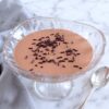 Mousse de Chocolate com Natas numa taça