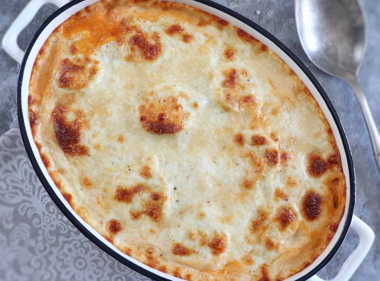 Atum no forno numa assadeira