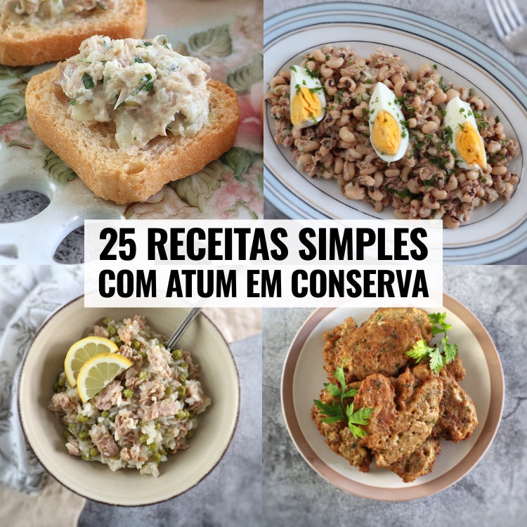 25 receitas simples com atum em conserva