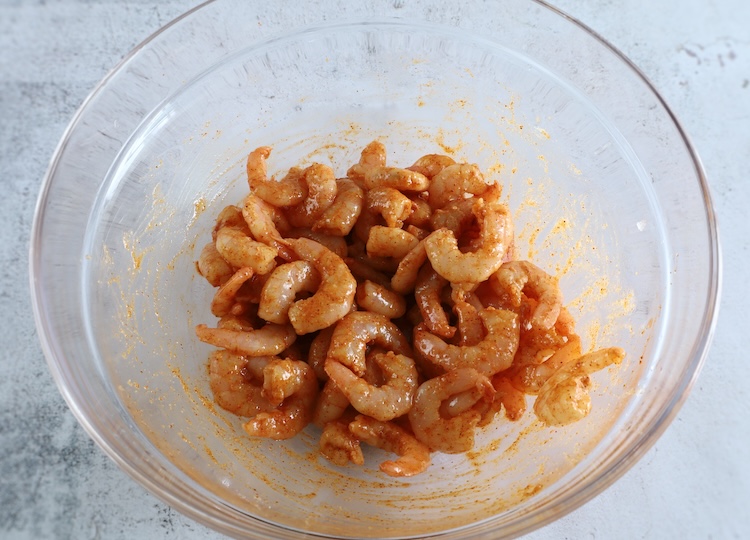 Easy Air Fryer Shrimp step 2